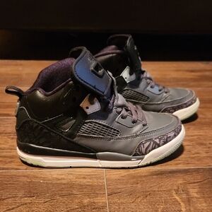 Kids Gray and Black Sneakers